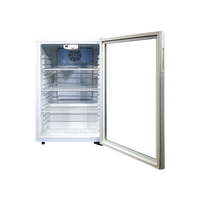 Mini-réfrigérateur Meisda SC130 130L avec compresseur, porte vitrée simple, refroidisseur de boissons, réfrigérateur portable sans givre pour hôtel, bar, bureau