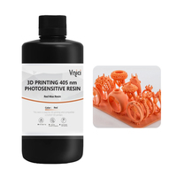 Lilin merah Resin fotosensitif Resin baik untuk detail permukaan halus 405nm cahaya menyembuhkan Resin perhiasan kerajinan