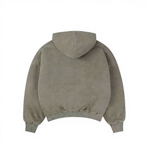 Sudadera con Capucha Personalizada de Alta Calidad con Logotipo Bordado, Corte Holgado para Marcas de Ropa Urbana de Lujo en EE. UU., Fabricación con MOQ Bajo - Product Image 2