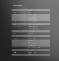 Consoles de jeu portables Retroid Pocket 6, 8 Gen2 Android 13, jeux populaires, écran tactile OLED FHD RP6 de 5,5 pouces, consoles vidéo
