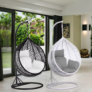 Chaise suspendue en rotin de jardin à siège <span class=keywords><strong>unique</strong></span> populaire et en <span class=keywords><strong>vente</strong></span> chaude avec support - Product Image 5