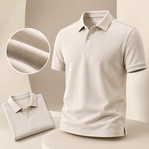Polo de golf décontracté de luxe à manches courtes en piqué doux de qualité supérieure, en coton Sea Island, pour homme, avec logo personnalisé, OEM, ODM, marque privée - Product Image 1