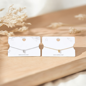 กำไลข้อมือ Plusera U สแตนเลสสตีล ดีไซน์มินิมอล เครื่องประดับสำหรับผู้หญิง - Product Image 3