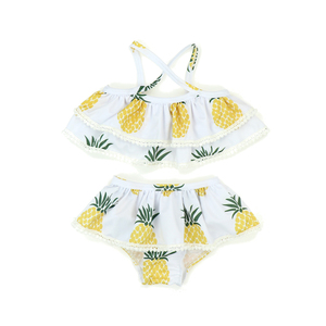 Yiwuyiyuan <strong>Girls</strong> Bathing Suits <strong>Girls</strong> Bikini Set Ruffle <strong>Swimsuit</strong> Printing Cute Two Piece <strong>Swimsuit</strong> for 1-6 Years <strong>Girl</strong> - Product Image 3