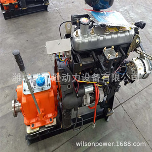 Motor diésel marino Weifang 490 de 52 hp, cuatro cilindros, 2400 rpm para embarcaciones de pesca. - Product Image 4