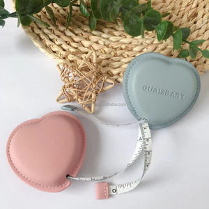 Bán buôn 1.5m PU da băng biện pháp có thể thu vào thợ may cơ thể vải Logo khuyến mại biểu tượng hình trái tim băng biện pháp - Product Image 3