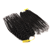 Orientfashion Extensions de cheveux 100% naturels bouclés birmans, Crochet Miracle Knots, 12A, Cheveux au crochet effet plume pour tresses bohèmes et tressage