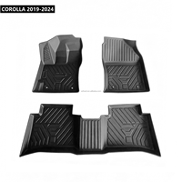 Promo Terbatas OEM ODM Tersedia Karpet Mobil 3D TPE Anti Noda Desain Alur Dalam Tahan Lama untuk COROLLA 2019-2024