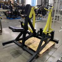 Equipo de gimnasio comercial soporte de fuerza ISO máquina de remo placa cargada culturismo fuerza para ejercicio de espalda