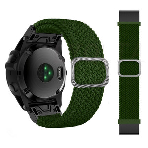 Bracelet élastique réglable en nylon QuickFit 22mm 26mm pour montre Garmin Fenix 7X Pro <span class=keywords><strong>Epix</strong></span> <span class=keywords><strong>Gen</strong></span> 2 instinct 2X Solar Forerunner 965 - Product Image 1