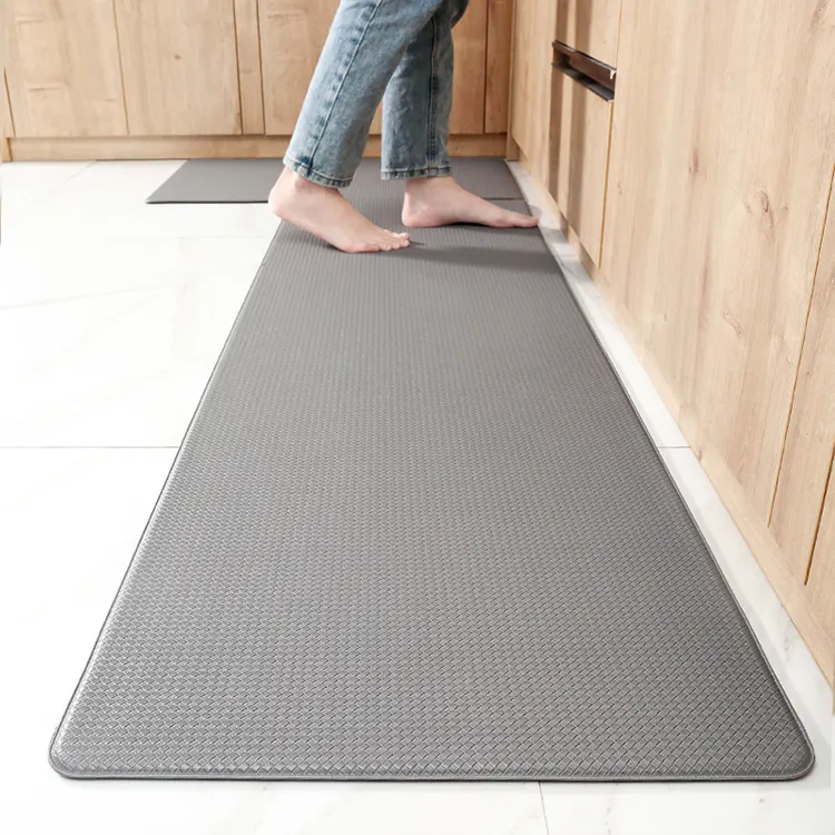 DAJIANG silicon leather kitchen mat felpudo floor mat waterproof mats non slip Compression and fatigue resistance rug