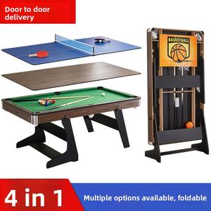 <span class=keywords><strong>Mesa</strong></span> de Billar Plegable Multifuncional Cuatro en Uno para Niños y Adultos, Juegos de <span class=keywords><strong>Ping</strong></span> <span class=keywords><strong>Pong</strong></span> y Baloncesto para Uso en Interiores, 2.2m - Product Image 4