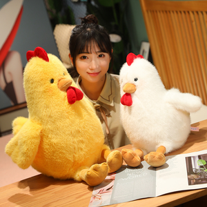 Juguetes de Peluche de Pollo Divertidos y Adorables, Juguetes de Animales de <span class=keywords><strong>Granja</strong></span> Suaves, Juguetes de Peluche para Niños, Regalos de Cumpleaños - Product Image 4