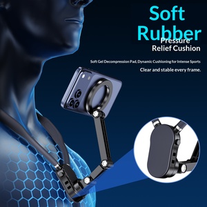 Magnetic Chest Mount Phone Holder With Lanyard Bracket For <b>Cycling</b> Live Vlog Compatible With DJI GoPro Action Camera - Product Image 5