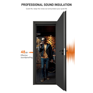 High-quality, Custom Stainless Steel Fireproof Soundproof Acoustic Doors for <b>TV</b> Studios, Music Rooms, Recording Studios BNK2.0 S - Product Image 5