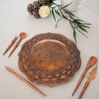 Assiettes en plastique en forme de pétale pour restaurant, idéales pour les fêtes de Noël ou les décorations de mariage (vente en gros)