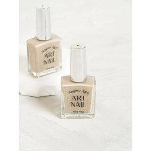 Angora Beige 13 ml Art Nail small Ring Ring Design - Product Image 1