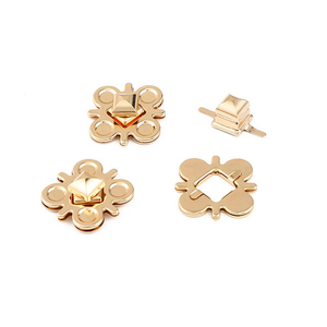 Hot bán hoa hình dạng Hợp kim hành lý phụ kiện Twist đẩy khóa phần cứng khóa thiết kế thời trang - Product Image 3