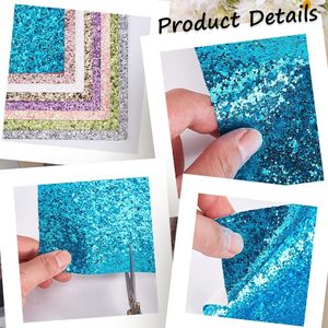 2026 Vente en gros usine de tissu en cuir PU <span class=keywords><strong>Bora</strong></span> à paillettes colorées pour la fabrication de sacs, chaussures, vêtements et matériaux muraux, échantillon gratuit - Product Image 3