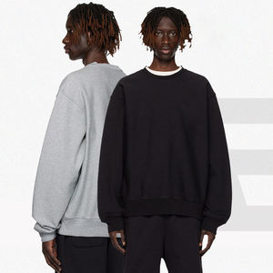 H5486 Sudaderas de Primavera con Cuello Redondo, Forradas de Felpa, de Spandex/Poliéster, 300 Gramos, Personalizadas al por Mayor, para Hombre y Mujer, Lisas - Product Image 3