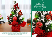 Kreative 20CM Mini Weihnachts baums chmuck Umwelt freundliche Kinder geschenk Weihnachten kleine Baum dekoration