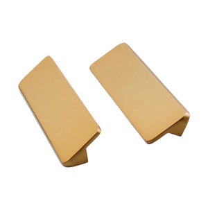 Tiradores de borde dorado, manijas de perfil decorativas personalizadas, manijas de armario para dormitorio, armario, <span class=keywords><strong>puerta</strong></span> corredera - Product Image 5