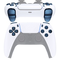 EXtremeRate Remplacement des boutons D-pad R1 L1 R2 L2 Triggers Share Option Face Buttons Colorful Custom Full Set Buttons pour manette PS5