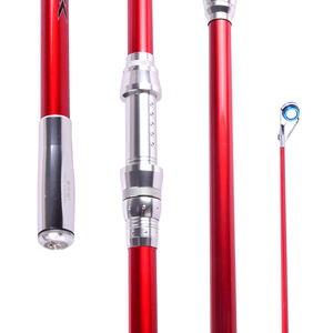 Pêche en mer <span class=keywords><strong>Surf</strong></span> <span class=keywords><strong>Casting</strong></span> Cannes à pêche télescopiques Équipement de pêche en fibre de carbone avec guides domestiques - Product Image 1