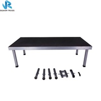 Scène de concert pliable mobile, plateforme modulaire en aluminium portable