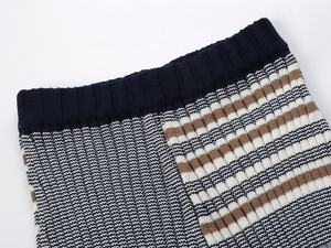 Oudina ชุด2ชิ้นเสื้อสเวตเตอร์<span class=keywords><strong>หางปลา</strong></span><span class=keywords><strong>กระโปรง</strong></span><span class=keywords><strong>ยาว</strong></span><span class=keywords><strong>แบบ</strong></span>ถักแบบลำลองสำหรับผู้หญิง - Product Image 6