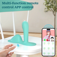 2-in-1 Vibrator Klitoris Dual-Stimulator Doppelmotor Dildo Saugnapf-Vibrator Klitoris Analplug Erotikspielzeug für Mann Frau