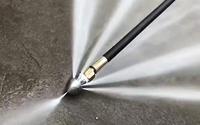 Nettoyeur haute pression 5000 PSI, buse de jet pour égouts/jet de drainage, buse de tuyau de nettoyage, 1 jet avant, 6 jets arrière avec connecteur rapide de 1/4 pouce