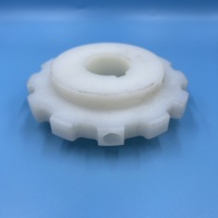 Chaîne en nylon thermoplastique personnalisable fendue en plastique Harvester rasoir arrière amélioré pignon de chenilles