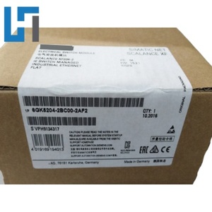 สวิตช์อีเธอร์เน็ตอุตสาหกรรมแบบแบน SCALANCE XF204-2 รุ่นใหม่ของแท้ 6GK5204-2BC00-2AF2 ตัวควบคุมการเขียนโปรแกรม PLC มีสินค้าในสต็อก - Product Image 1