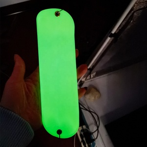 Bagliore luminoso piatto da immersione UV <span class=keywords><strong>salmone</strong></span> 5,5 pollici 8 pollici 11in tavola da pesca Trolling Trolling fiasher cucchiaio da pesca - Product Image 1