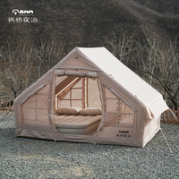 Tente gonflable de luxe étanche et durable, tissu Oxford et PVC pour les voyages en famille et le camping en plein air