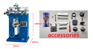 Cups screen printer plastic bottle screen printing machine screen printing on glass bottles