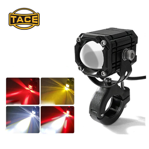 12V Motorcycle <b>LED</b> <b>Spot</b> Light - 4 Modes Strobe High/Low Beam Waterproof Auxiliary Light for Scooter ATV - Product Image 6