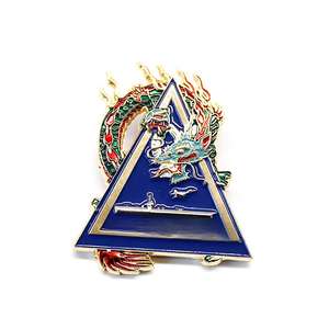 Pièce commémorative personnalisable en alliage de zinc doublement plaqué avec émail souple pour les programmes de reconnaissance des employés - Product Image 1