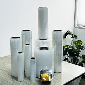 HANXHOSA Voedselveilige <span class=keywords><strong>PE</strong></span> Rekfolie 150m X 45cm Transparante Jumbo Rol - Product Image 3