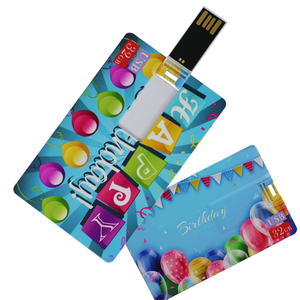 Memorias USB Promocionales Personalizadas con su Logotipo, de Plástico de Primera Calidad, Estilo Tarjeta de Crédito, 8GB 16GB 32GB 64GB - Product Image 4