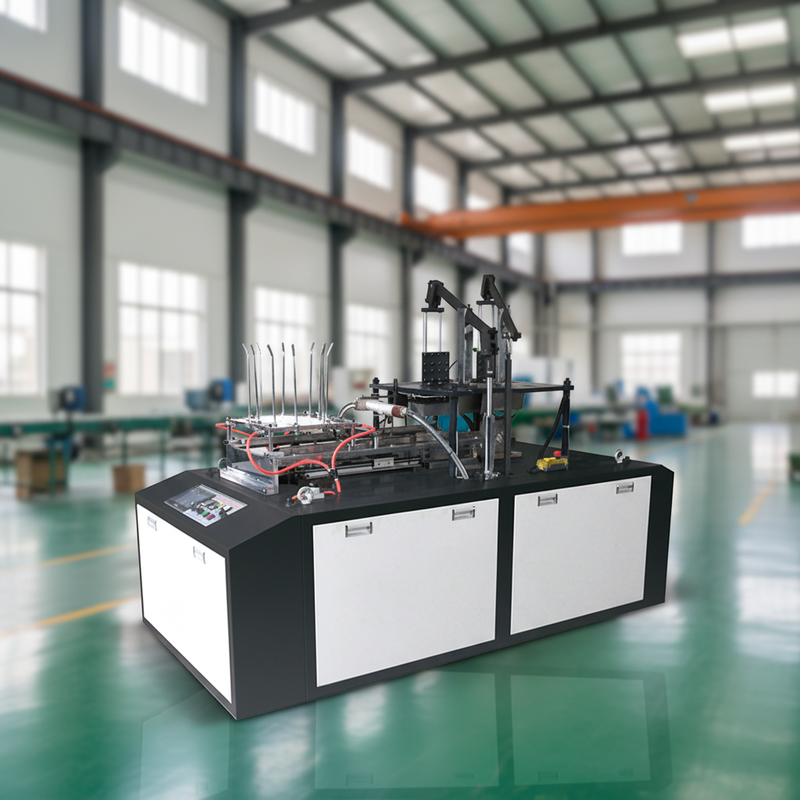 Corrugated Paper Box Manufacturing Machine with