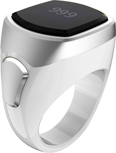 Bague Tasbih Intelligente en Silicone et Plastique <span class=keywords><strong>pour</strong></span> Musulmans, Contrôlée par APP, <span class=keywords><strong>Boussole</strong></span> Qibla, Écran OLED, Étanche IP67, Unisexe, Religieuse - Product Image 5