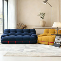 Canapé modulaire Hippopotamus en tissu velours côtelé, fauteuil de relaxation créatif, pouf pour salon, mobilier de maison
