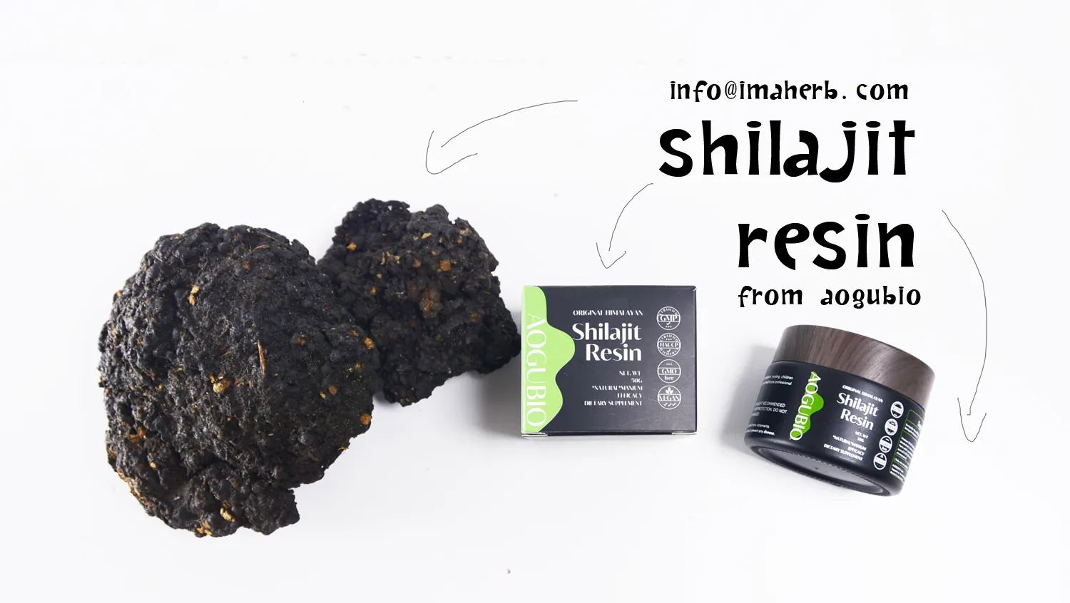 OEM sức khỏe hàng đầu thực phẩm bán shilajit tinh khiết màu đen shilajit tinh khiết Himalaya Hữu Cơ shilajit nhựa 50 gam