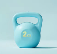 Kettlebell souple rempli d'eau de 2 à 8kg, équipement de fitness à domicile pour la perte de poids et l'entraînement des fessiers, musculation et squat