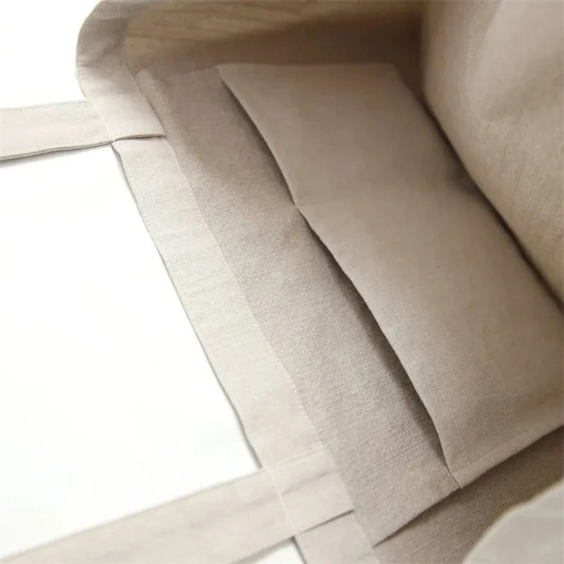 カスタムECOトート再利用可能な綿の女性の収納ショッピングバッグ生地綿布ビーチストリングハンドバッグ