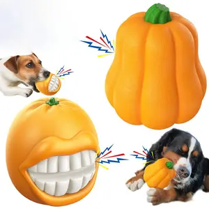 Pet Supplies New Explosion Sound Teething Ball Dog Toothbrush Weird Barking Toys Ball Interactive Movement Toys For Training