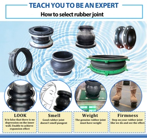 Raccord flexible en caoutchouc à bille unique personnalisé avec revêtement PTFE et connexion à bride - Product Image 4