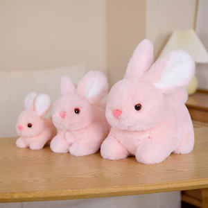 Muñeco de Peluche de Conejo de Simulación, Realista, Unisex, Relleno de Algodón PP, Regalo de Pascua para Niñas, Venta al Por Mayor - Product Image 3